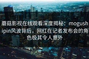 蘑菇影视在线观看深度揭秘：mogushipin风波背后，网红在记者发布会的角色极其令人意外