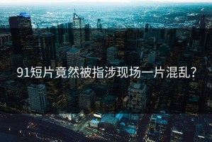 91短片竟然被指涉现场一片混乱？