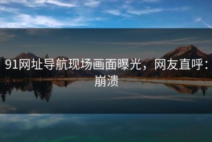 91网址导航现场画面曝光，网友直呼：崩溃