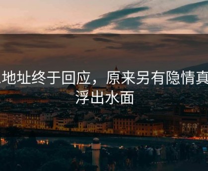 91地址终于回应，原来另有隐情真相浮出水面