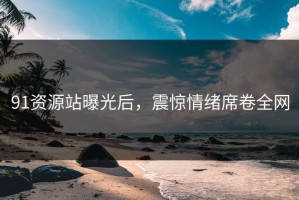 91资源站曝光后，震惊情绪席卷全网