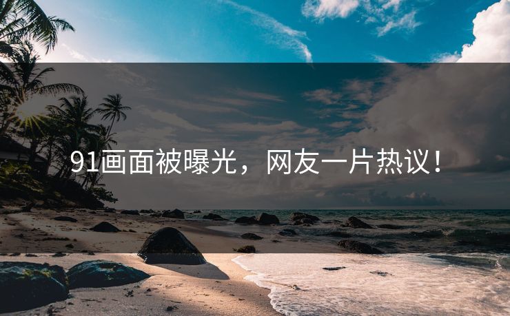 91画面被曝光，网友一片热议！